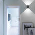 ARCATECH 12W LED Wall Sconce Bright Up and Down Wall Lights for Living Room Aluminum Modern Bedroom Hallway Stairway