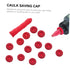 20pcs Red Protective Case Caulk Saving Cap for Sealing Caulking Tubes, Caulk Sealer Saver, Caulk Cap