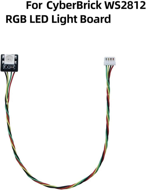Zeizafa WS2812 3D LED Board Perfect for Cyberbrick Printer Lighting and Decoration Open Source Firmware LED Light Panel