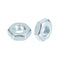 Hex Nuts (1/4"-28) 100Pcs: Carbon Steel Fine Thread Zinc Plated Hexagon Nut Hardware for DIY Home Repair