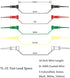 Testing Hook Clip Probe Test Leads, Electronics Silicone Test Leads, 50cm/19.7Inch Length, 5pcs