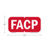 SmartSign FACP Sign (Fire Alarm Control Panel) 6" x 12" Reflective Aluminum, Made in USA