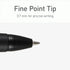 Pentonic BR-T Retractable Ballpoint Pens, 18 Count, Blue Ink, 0.7 mm Fine Point for Office, School & Journaling
