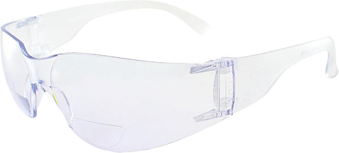 Global Vision Rider Bifocal Safety Motorcycle Riding Sunglasses Clear Frame Clear 3.0x