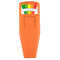 LED EMF Meter Portable Counter, Magnetic Field Detector for Ghost Hunting Paranormal Equipment Tool - Orange