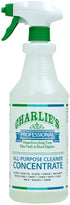 CHARLIE'S PROFESSIONAL Biodegradable Non-Toxic All Purpose Cleaner Concentrate, 32oz Spray Bottle