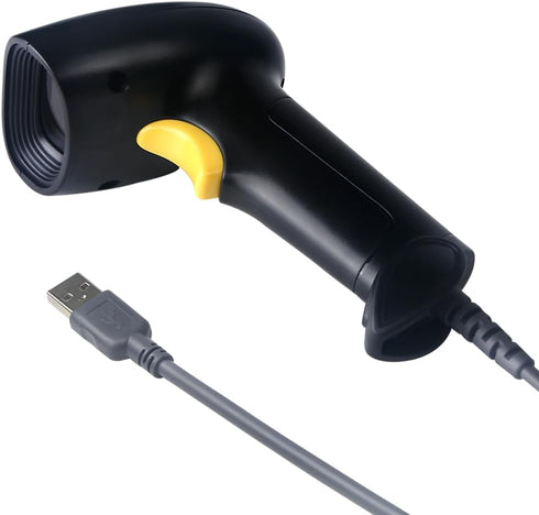 Fangtek 1D Handheld USB Barcode Scanner Wired Bar Code Reader for Supermarket, Convenience Store, Warehouse