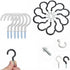 10Pcs White Screw-in Hanging Ceiling Hooks - Vinyl Coated Heavy Duty Hooks for Plants, Lights, Mugs, Indoor Outdoor