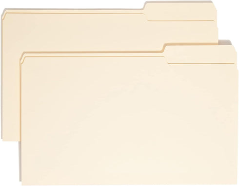 Smead File Folder, 1/3-Cut Tab, Right Position, Legal Size, 100 per Box