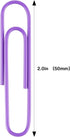 Jumbo Paper Clips, 2 Inch Large Paper Clip, 100 pcs Paperclips (Jumbo, Purple) by FUDAO FAMILY