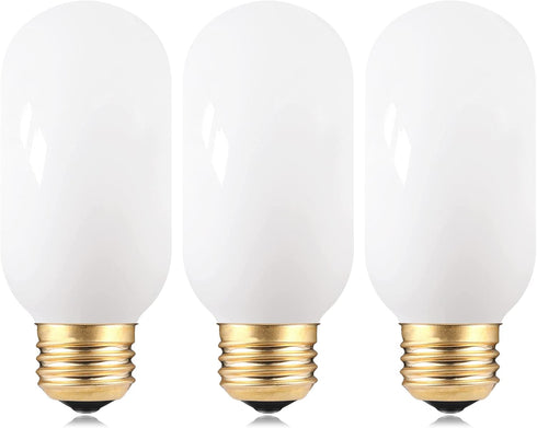 LED Light Bulb, 25W Equivalent, Soft Warm White 2700K, 3 Pack, E26 Base, 2W, Dimmable, T45, 200 Lumen