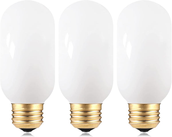 LED Light Bulb, 25W Equivalent, Soft Warm White 2700K, 3 Pack, E26 Base, 2W, Dimmable, T45, 200 Lumen