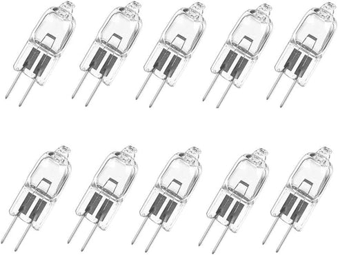 Generic 10x G4 24V 20W Bulb 2 24 20W Light Replacement JC Pin Base Halogen Kitchen Table Pendant Lamp Volt Warm White