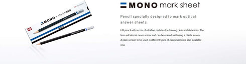 Tombow Pencil Set for Dragonfly Pencil Mark Sheet, MONO HB MA-PLMKN