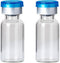 10 Pcs 10ml Glass Bottles, Sterile Transparent Vials, Lab Sample Vials with Flip Off Cap