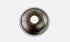 Generic 4 0.4 1" 7 x Wall Sconce BOBECHE Beaded Edge Hole Silver Connector Pin Brown