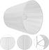 Bulb 5.51X4.92X3.54In LALAFINA Clip on Lampshade Cloth Lamp Cover for Bedroom Table Floor Lamps Portable Pleated Lamp