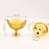VIGANI knobs,4Pcs Cute Drawer Pulls,Cabinet Door Cupboard Crystal Glass Cabinet Knobs,Pull Handle with Screw,Drawer