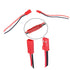 JST 2 Pin Male Female Connector, 22AWG Red Black Wire, 5.9inch for RC Plane Battery, 25Pair RC Connector Cable