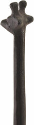 Rustic Brown Cast Iron Giraffe Paper Towel & Toilet Tissue Holder