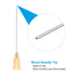 PATIKIL 10 Pcs 23Ga x 2 Inch Dispensing Needle Tips with Luer Lock for Glue Oil Applicator