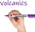 Volcanics Purple Dry Erase Markers, Low Odor Fine Whiteboard Markers, Box of 12