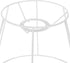 Gadpiparty Shade Bracket Lampshade Frames Metal Lampshade s for Floor Lamps Adaptor Guard Fitting Ring Tassel