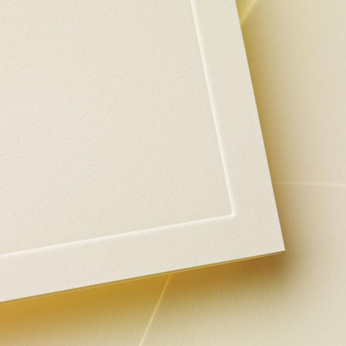 Crane & Co. (CN1373) Ecruwhite Paneled Frame Note