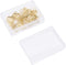 Paper Clips, 100pcs, Gold Star Moon Shape, Cute Bookmarks for Organizing