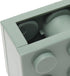 Mini Building Block Shape Tape Dispenser, Easy Cutting Desk Tape Holder, PP Material for School Office Study (Green)
