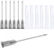 100 Pack 22Ga 1Inch/25mm Disposable Lab Needle Accessories with Cap, Individually Sealed Wrapped