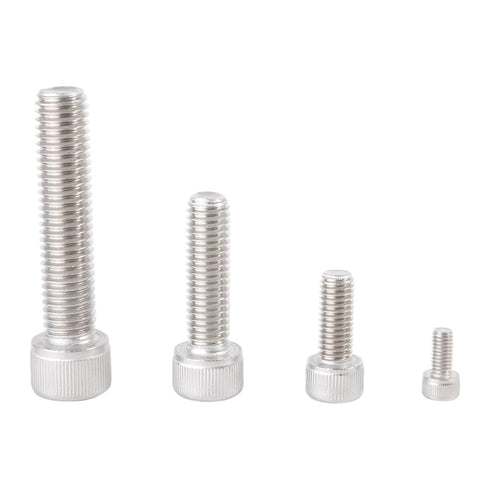Deurep DIN912 316 M3 M4 M5 M6 M8 M10 M12 M20 Screw(25mm,20pcs M10) Full Thread Stainless Steel Hex Socket Head Cap