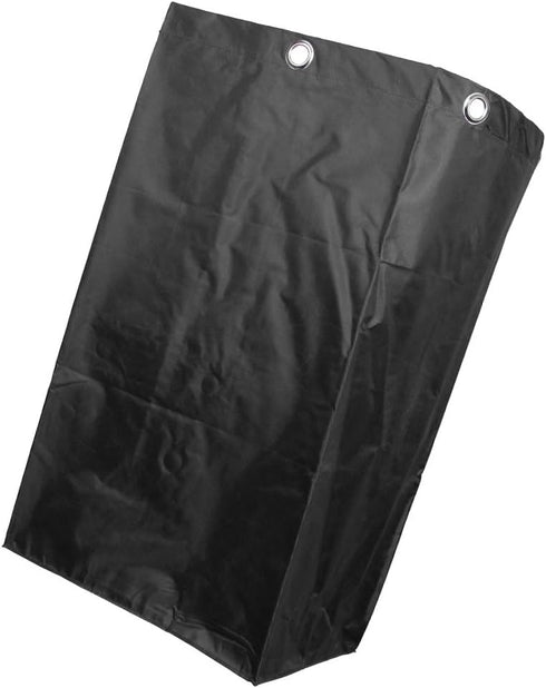 Abbraccia Oxford Waterproof Janitorial Cleaning Cart Replacement Bag Black