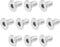uxcell 80Pcs M3x6mm Flat Head Machine Screws, Inner Hex Screw 304 Stainless Steel Fasteners Bolts