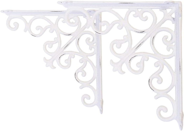 Sungmor 2PC 7.1 Inch Heavy Duty Decorative Brackets for Shelves, Vintage Victorian