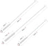 GFDesign Drinking Straw Cleaning Brushes Set - Pipe Tube Cleaner with Nylon Bristles - Set of 4
