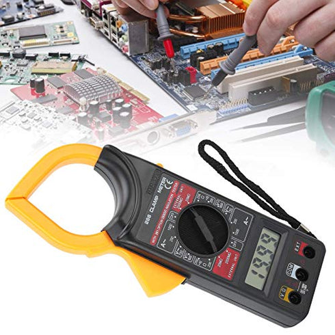 266 Digital Clamp Meter, Handheld Electronic Multimeter for Measuring Voltage, Resistance, Current