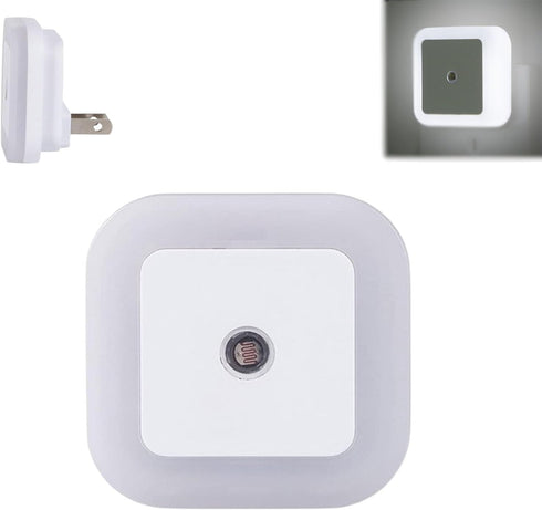 Yueliang Square Light-Controlled Night Light, 4-Pack LED Plug-In Night Light with Smart Dusk-to-Dawn