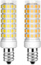 2-Pack E11 LED Bulb 8W JD E11 Light Bulb T4 Mini Candelabra