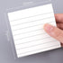 Sticky Notes 3x3 with White Line, Self-Stick Pads for Office School and Home, 80 Sheets per Pad, Pack of 5 Pads, Totaling 400 Sheets (White Line)