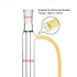 StonyLab Borosilicate Glass Liebig Condenser, 300 mm Jacket Length