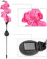 Yosoo Garden Solar Lights, Waterproof Moth Orchid Shape Light-Activated LED Pathway Light