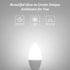 Brightever Candelabra LED Light Bulbs, 40W Equivalent, 4W Candle Bulbs, Daylight White 5000K, 6 Pack for Ceiling Fans