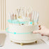 Desk Organizers and Accessories 7-Piece Set with 360-Degree Rotating Pen Holder, Acrylic Stapler, Tape Holder, Scissor,