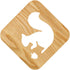 Wooden Carved LED Squirrel Night Light for Bedroom & Living Room