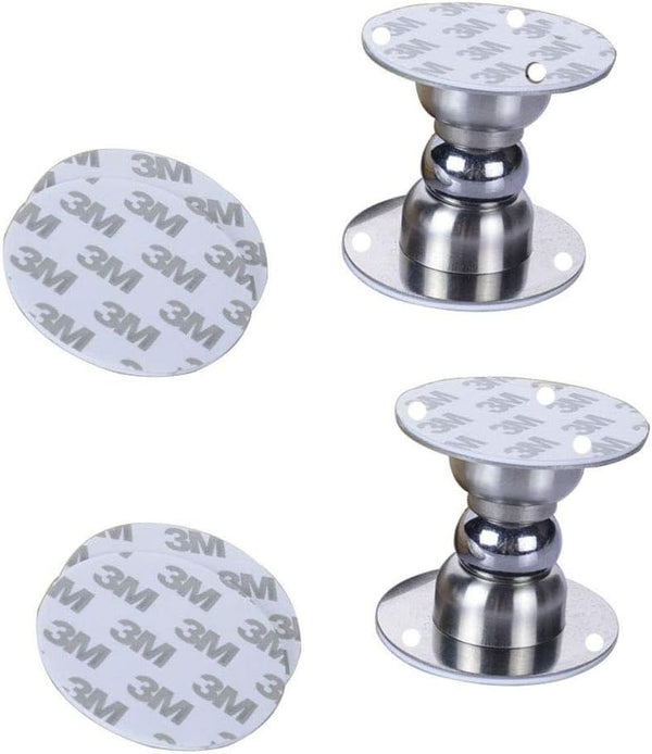 ZjarFwg Magnetic Door Stopper, 2 Pcs Heavy Duty Mini Soft-Catch Wall Mount Door Catch Doorstop