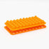 ULAB Scientific Test Tube Rack with Silicon Rubber Gasket, for Tubes of Diameter from 10mm to 18mm. 50Holes, ABS Material, Pack of 2, UTR1005