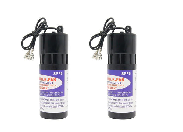 spp6 Hard Start Capacitor for Air Conditioners, 500 Super Boost Kit Relay - Replaces TJ90HS6, 115V-288VAC