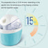 Generic 500ML Frozen Mini Ice Cream Maker, One Touch Dessert Machine for Gelato Sorbet Yogurt, Personal Mini Ice Cream