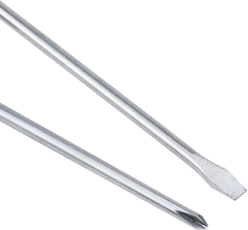 Antrader 2Pcs Screwdriver Set, Non-Magnetic Phillips & Slotted Bits, 3 Inch Steel Shaft for Home Repair